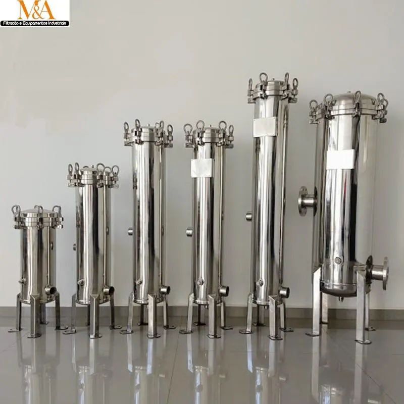 Filtro agua inox industrial Imagem ilustrativa de Filtro agua inox industrial